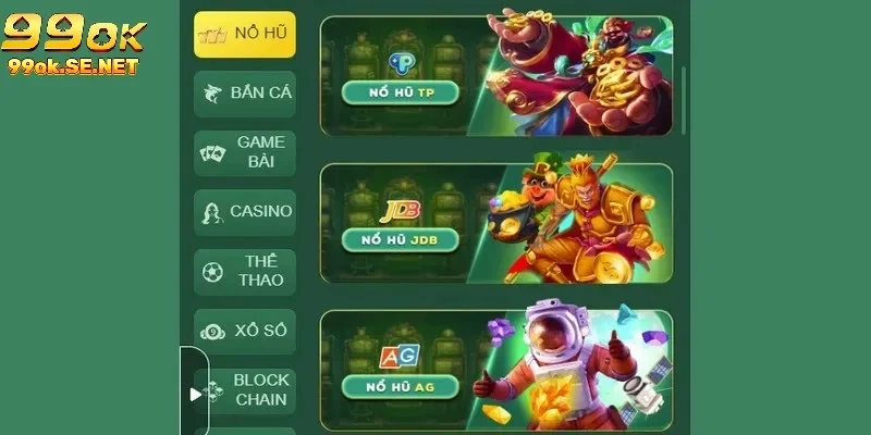 Sảnh game BBIN mang đến kho game nổ hũ ấn tượng